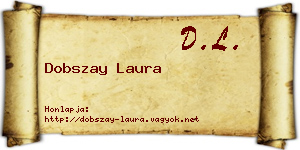 Dobszay Laura névjegykártya